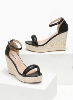 The Fashion Project Πλατφόρμες με μπαρέτα - Μαύρο -The Fashion Project κατάστημα platformes psiles me mpareta 110957 srzz