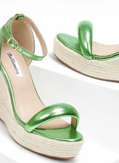 The Fashion Project Πλατφόρμες με μπαρέτα - Πράσινο -The Fashion Project κατάστημα platformes psiles me mpareta 110959 2zho