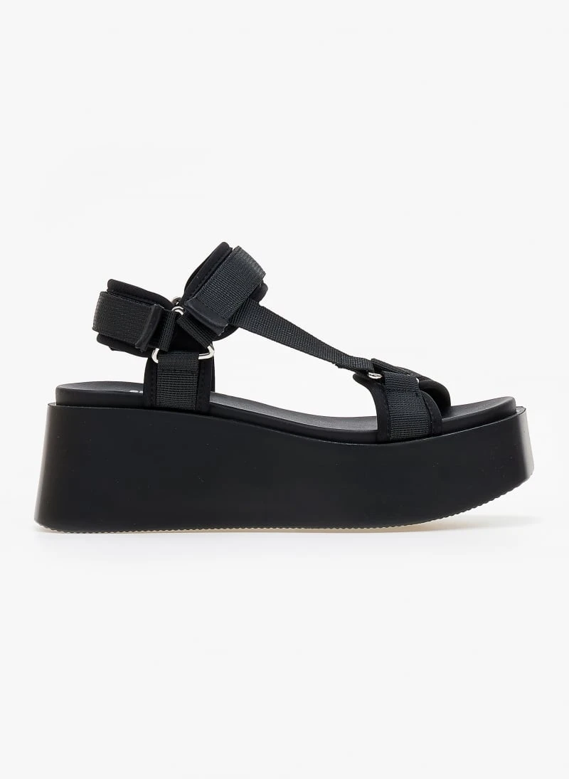 Xti Footwear Πλατφόρμες σανδάλια με υφασμάτινες φάσες Χτι 43948 - Μαύρο 3 Xti Footwear Πλατφόρμες σανδάλια με υφασμάτινες φάσες Χτι 43948 - Μαύρο