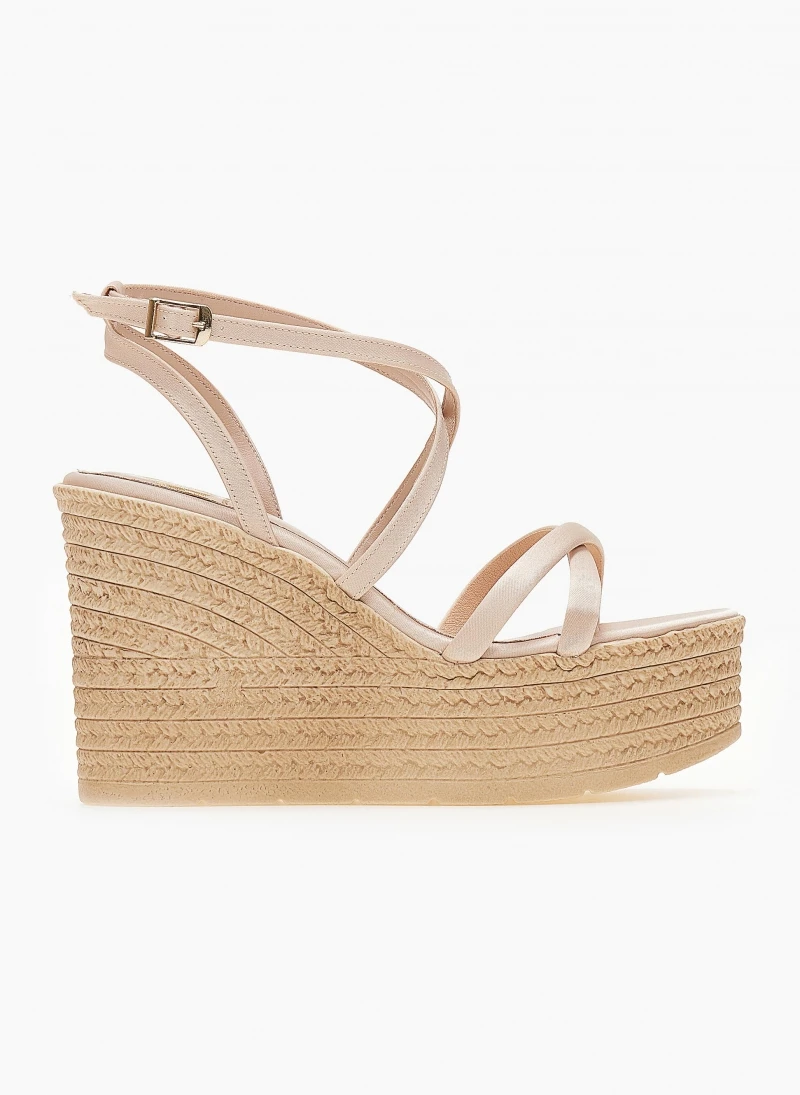 Πλατφόρμες σατέν χαστί Tfp - Nude 4 Πλατφόρμες σατέν χαστί Tfp - Nude - Image 2