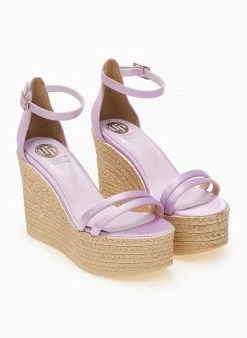 Πλατφόρμες σατέν με μπαρέτα Tfp - Λιλά 9 Πλατφόρμες σατέν με μπαρέτα Tfp - Λιλά -The Fashion Project κατάστημα platformes saten tfp me mpareta 101306 kw2c