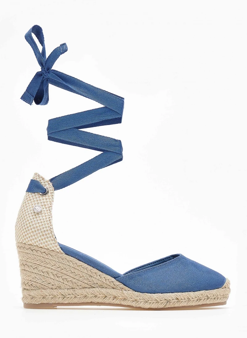 Xti Footwear Εσπαντρίγιες Platform Suede Lace Up Xti 141094 - Μπλε 4 Xti Footwear Εσπαντρίγιες Platform Suede Lace Up Xti 141094 - Μπλε - Image 2