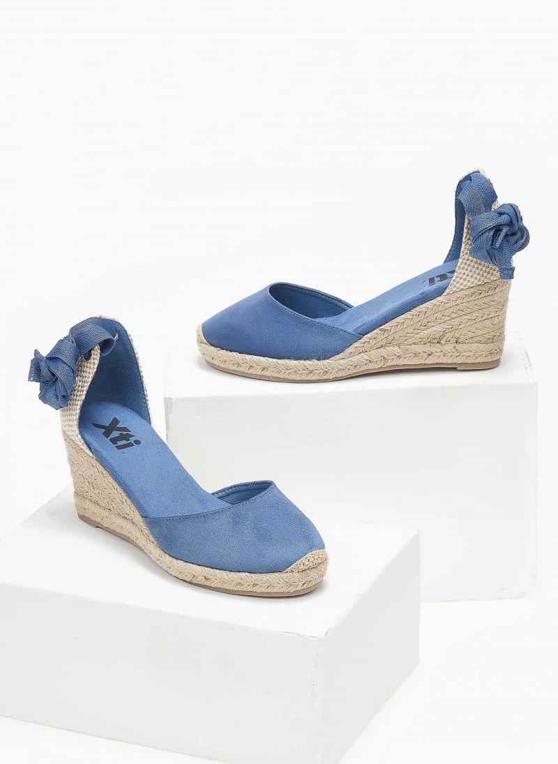 Xti Footwear Εσπαντρίγιες Platform Suede Lace Up Xti 141094 - Μπλε 8 Xti Footwear Εσπαντρίγιες Platform Suede Lace Up Xti 141094 - Μπλε - Image 6