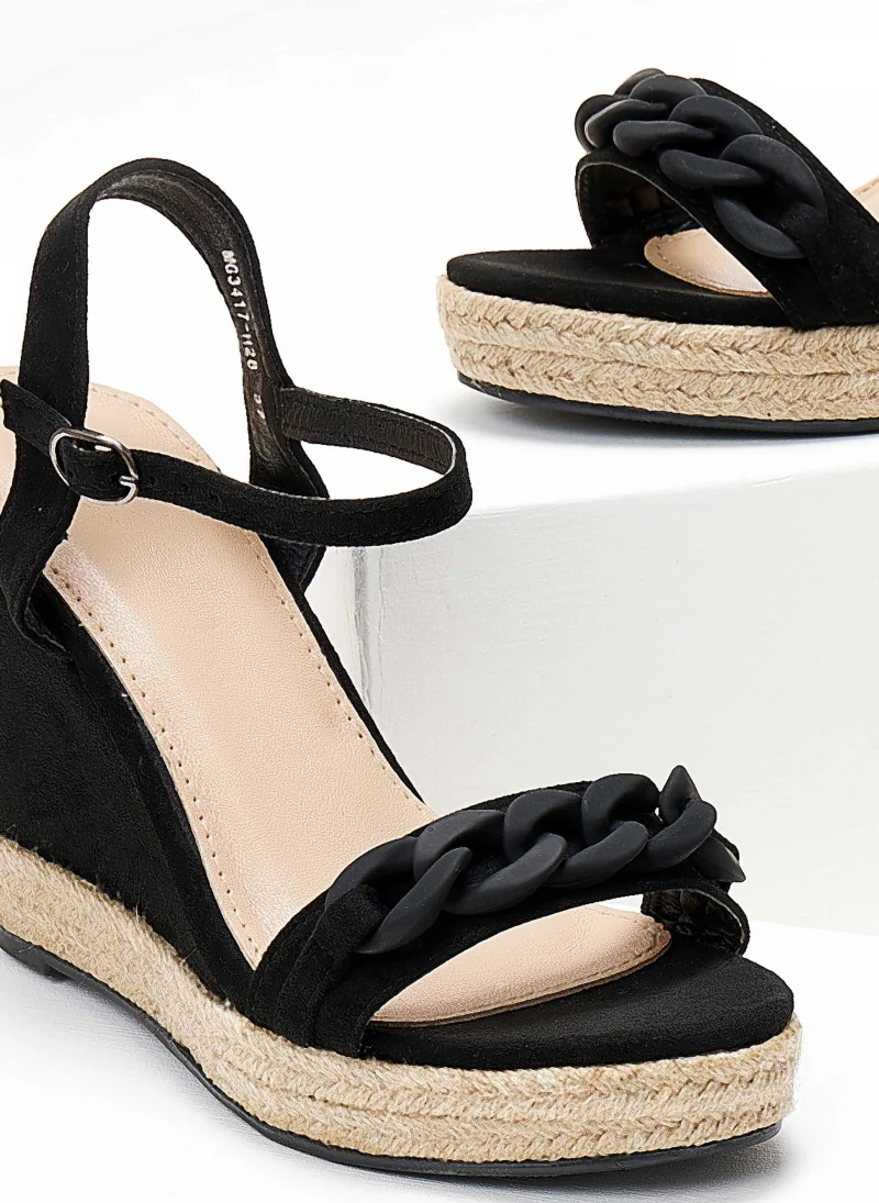 The Fashion Project Πλατφόρμες Suede με αλυσίδα - Μαύρο 5 The Fashion Project Πλατφόρμες Suede με αλυσίδα - Μαύρο - Image 3