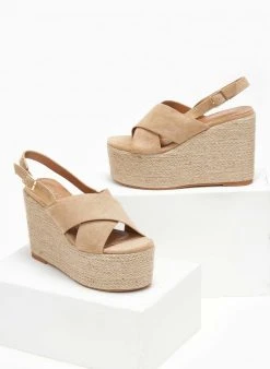 The Fashion Project Πλατφόρμες Suede με σχοινί στη σόλα - Μπεζ 7 The Fashion Project Πλατφόρμες Suede με σχοινί στη σόλα - Μπεζ -The Fashion Project κατάστημα platformes suede me sxoini sti sola 110548 2u6n