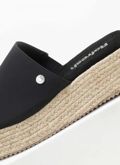 Πλατφόρμες Suede με σχοίνινη σόλα Refresh 170776 - Μαύρο 8 Πλατφόρμες Suede με σχοίνινη σόλα Refresh 170776 - Μαύρο -The Fashion Project κατάστημα platformes suede me sxoinini sola refresh 170776 110460 8040