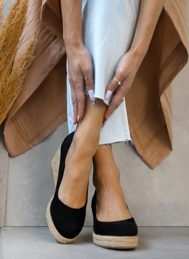 Xti Footwear Πλατφόρμες Suede με σχοίνινη σόλα Xti 141389 - Μαύρο 6 Xti Footwear Πλατφόρμες Suede με σχοίνινη σόλα Xti 141389 - Μαύρο - Image 4