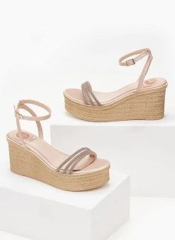 Πλατφόρμες με Strass λουράκια Tfp - Nude 11 Πλατφόρμες με Strass λουράκια Tfp - Nude -The Fashion Project κατάστημα platformes tfp me stass lourakia 102164 4z8p