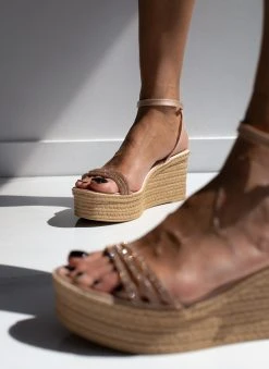 Πλατφόρμες με Strass λουράκια Tfp - Nude 12 Πλατφόρμες με Strass λουράκια Tfp - Nude -The Fashion Project κατάστημα platformes tfp me stass lourakia 102164 kf8z