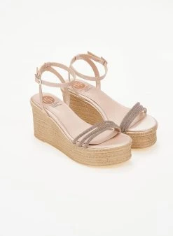 Πλατφόρμες με Strass λουράκια Tfp - Nude 13 Πλατφόρμες με Strass λουράκια Tfp - Nude -The Fashion Project κατάστημα platformes tfp me stass lourakia 102164 xkw6