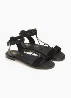 Σανδάλια δερμάτινα Ankle Strap Estil - Μαύρο 9 Σανδάλια δερμάτινα Ankle Strap Estil - Μαύρο -The Fashion Project κατάστημα sandalia dermatina ankle strap estil 110780 o8ou