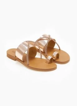 Σανδάλια δερμάτινα με στρας Estil - Χαλκός 14 Σανδάλια δερμάτινα με στρας Estil - Χαλκός -The Fashion Project κατάστημα sandalia dermatina estil 106083 u4ua