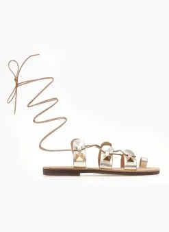 Σανδάλια δερμάτινα με κορδόνια και τρουκς Estil - Χρυσό 14 Σανδάλια δερμάτινα με κορδόνια και τρουκς Estil - Χρυσό -The Fashion Project κατάστημα sandalia dermatina estil me lace up desimo 104944 1pk2