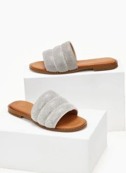 Σανδάλια δερμάτινα με στρας φάσα Estil - Ασημί 17 Σανδάλια δερμάτινα με στρας φάσα Estil - Ασημί -The Fashion Project κατάστημα sandalia dermatina estil me strass fasa 105033 eaxp