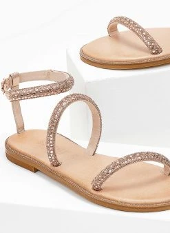 Σανδάλια δερμάτινα με πέτρες Iris - Χαλκός 10 Σανδάλια δερμάτινα με πέτρες Iris - Χαλκός -The Fashion Project κατάστημα sandalia dermatina iris me petres 103849 blgt