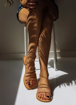 Σανδάλια δερμάτινα με στρας λουράκια Iris - Χαλκός 12 Σανδάλια δερμάτινα με στρας λουράκια Iris - Χαλκός -The Fashion Project κατάστημα sandalia dermatina iris me strass lourakia 103357 mwli