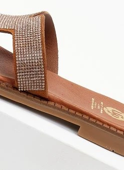 Σανδάλια δερμάτινα με στρας Tfp - Χαλκός 8 Σανδάλια δερμάτινα με στρας Tfp - Χαλκός -The Fashion Project κατάστημα sandalia dermatina tfp me mikra strass 105069 7xeg