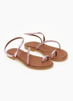 Σανδάλια δερμάτινα με περαστό λουράκι Tfp - Ροζ 14 Σανδάλια δερμάτινα με περαστό λουράκι Tfp - Ροζ -The Fashion Project κατάστημα sandalia dermatina tfp me perasto louraki 105321 y2my