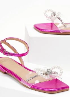 The Fashion Project κατάστημα -The Fashion Project κατάστημα sandalia diafaneia me fiogko kai perles 104776 5ook