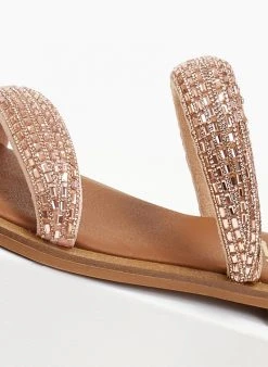 Σανδάλια δερμάτινα με κρύσταλλα Estil - Χαλκός 10 Σανδάλια δερμάτινα με κρύσταλλα Estil - Χαλκός -The Fashion Project κατάστημα sandalia estil dermatina me krustalla 106035 hkbc