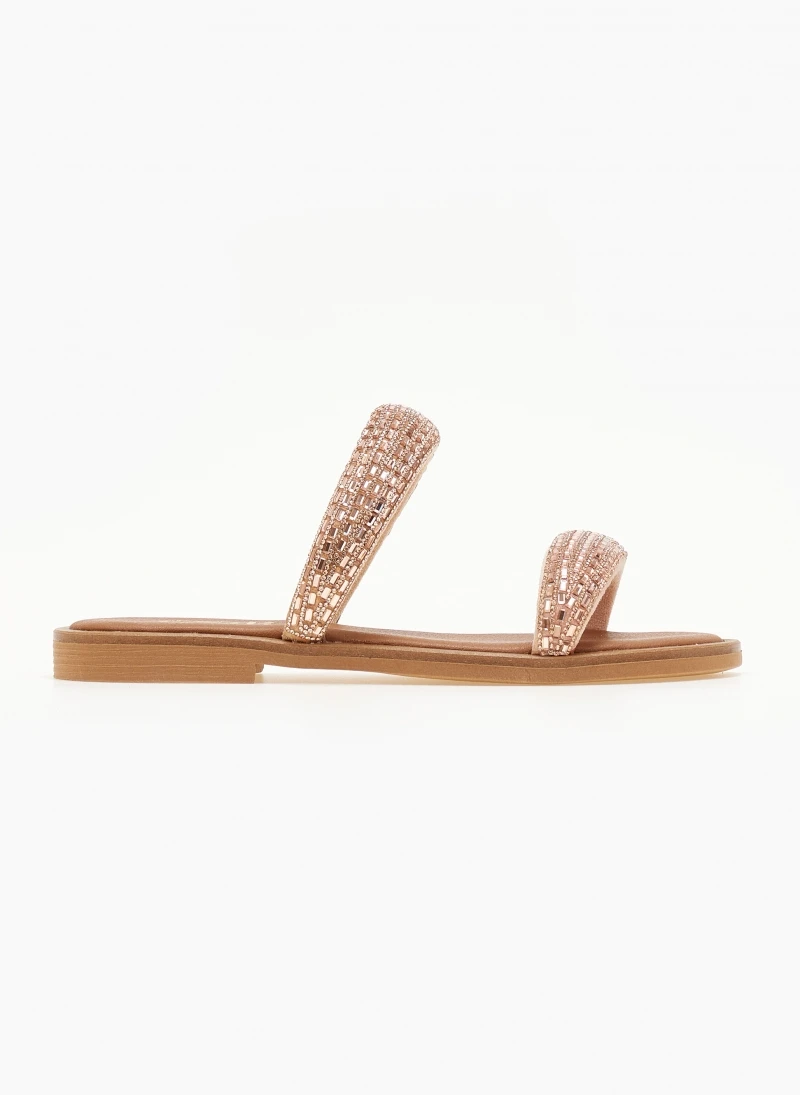 Σανδάλια δερμάτινα με κρύσταλλα Estil - Χαλκός 8 Σανδάλια δερμάτινα με κρύσταλλα Estil - Χαλκός - Image 6