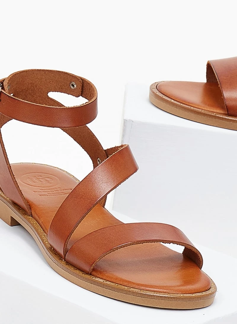 Σανδάλια δερμάτινα με δέσιμο στον αστράγαλο Tfp - Ταμπά 7 Σανδάλια δερμάτινα με δέσιμο στον αστράγαλο Tfp - Ταμπά - Image 5